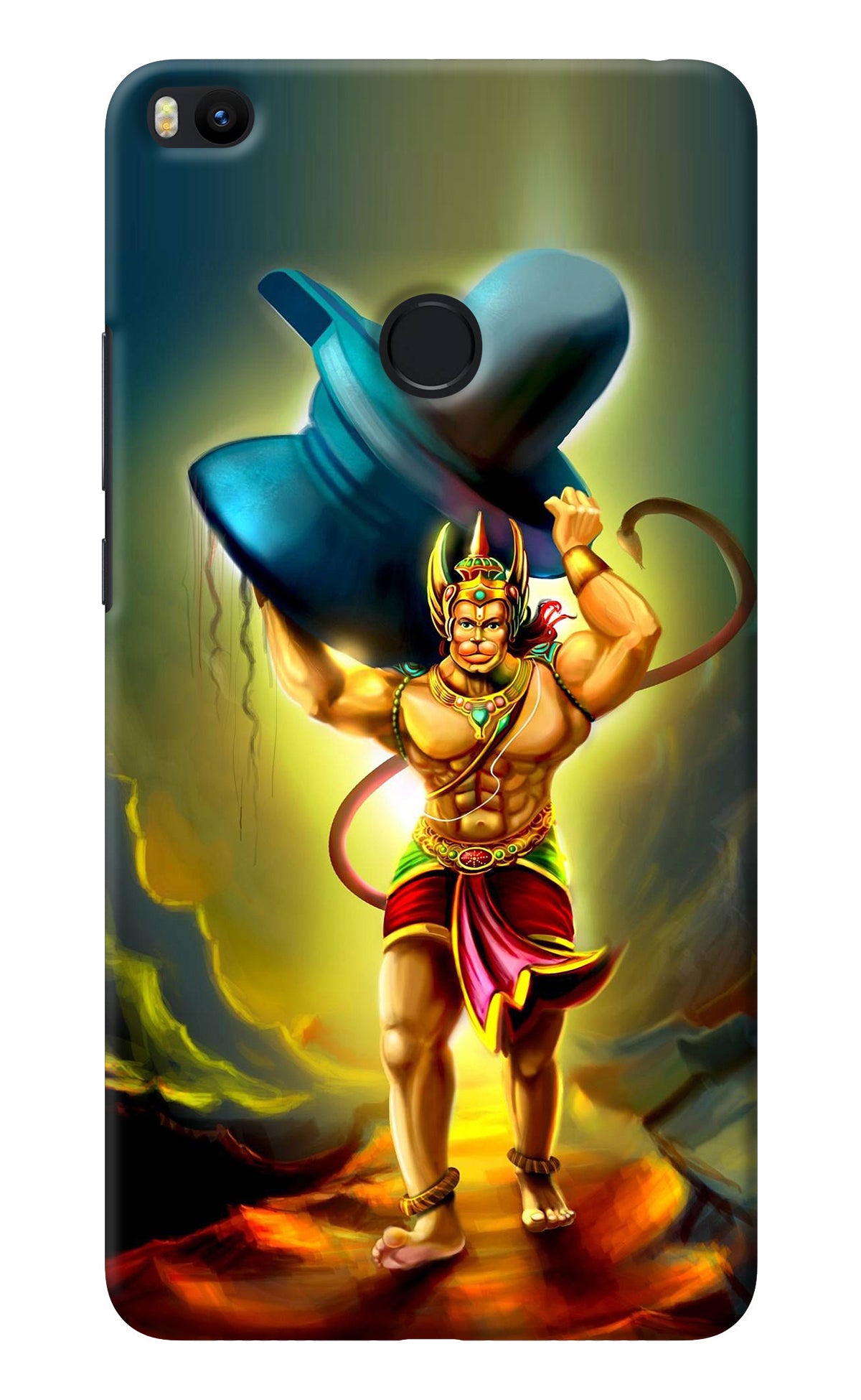 Lord Hanuman Mi Max 2 Back Cover