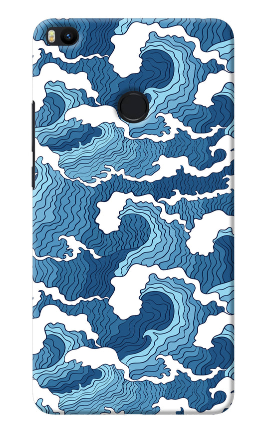 Blue Waves Mi Max 2 Back Cover