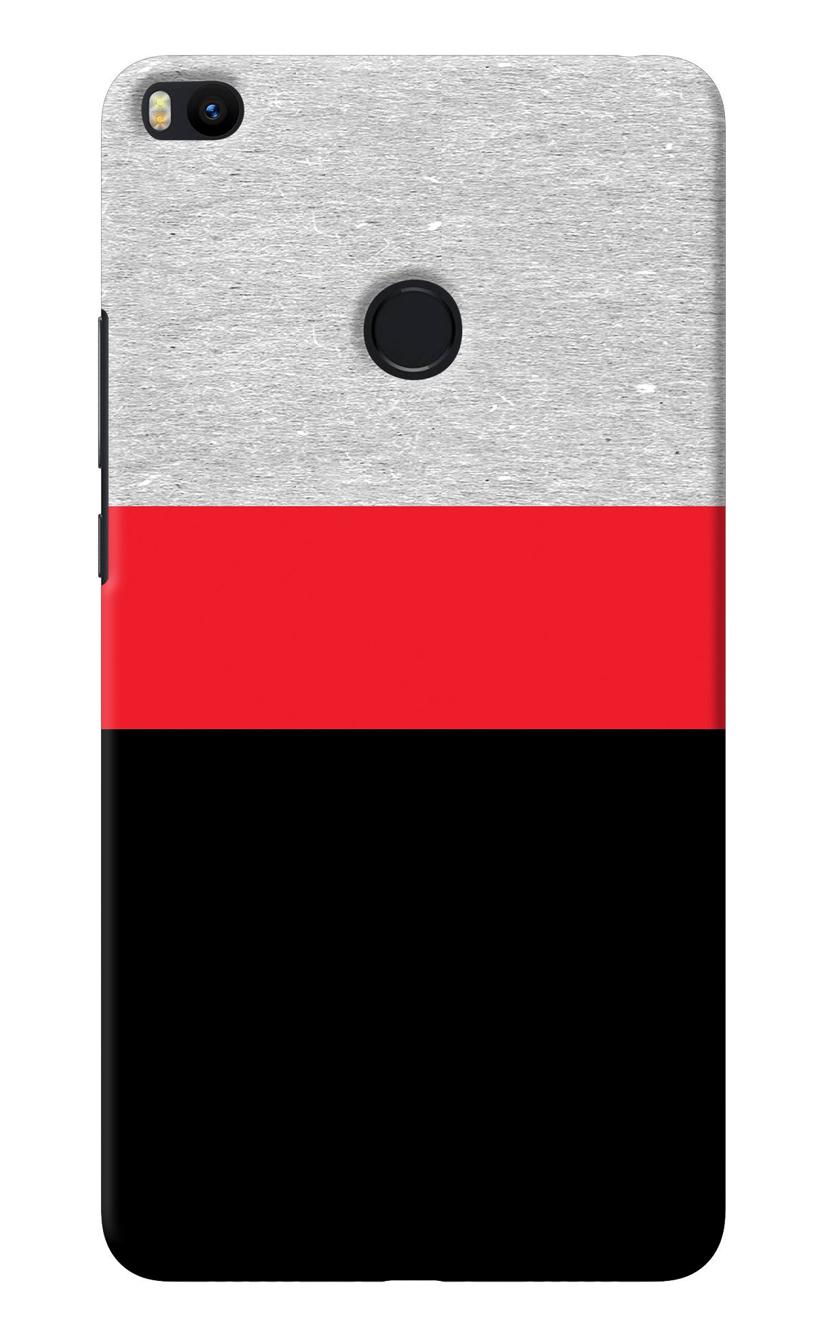 Tri Color Pattern Mi Max 2 Back Cover