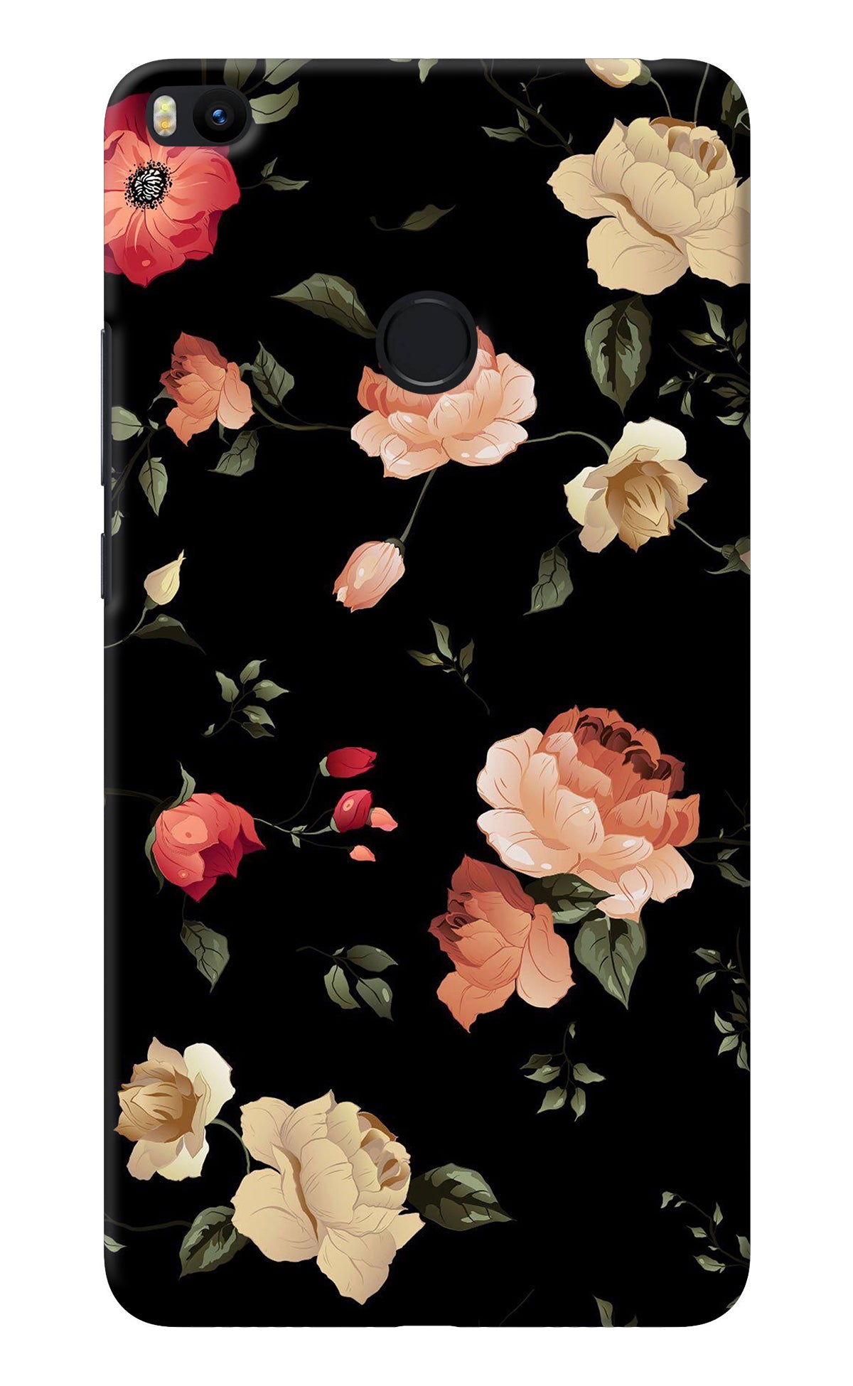 Flowers Mi Max 2 Back Cover