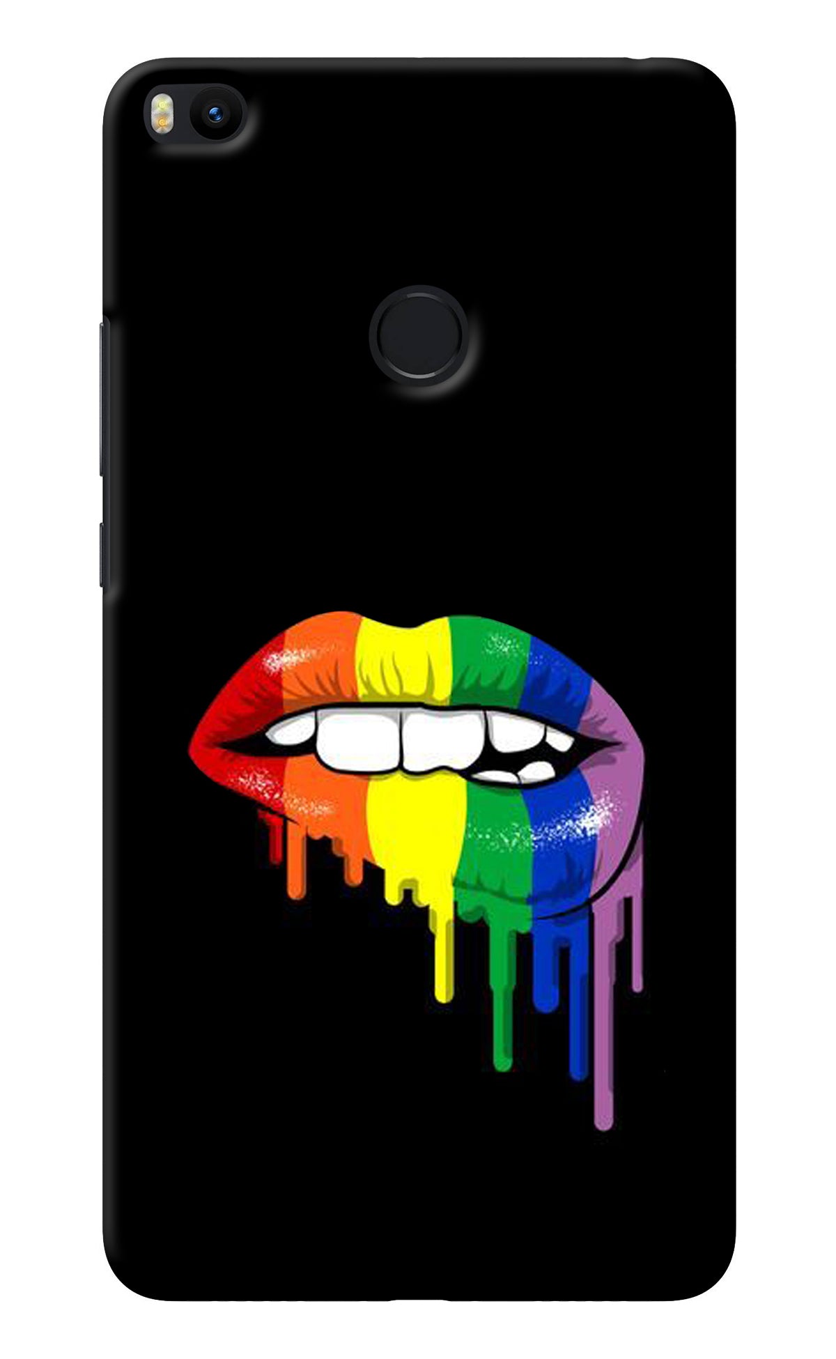 Lips Biting Mi Max 2 Back Cover