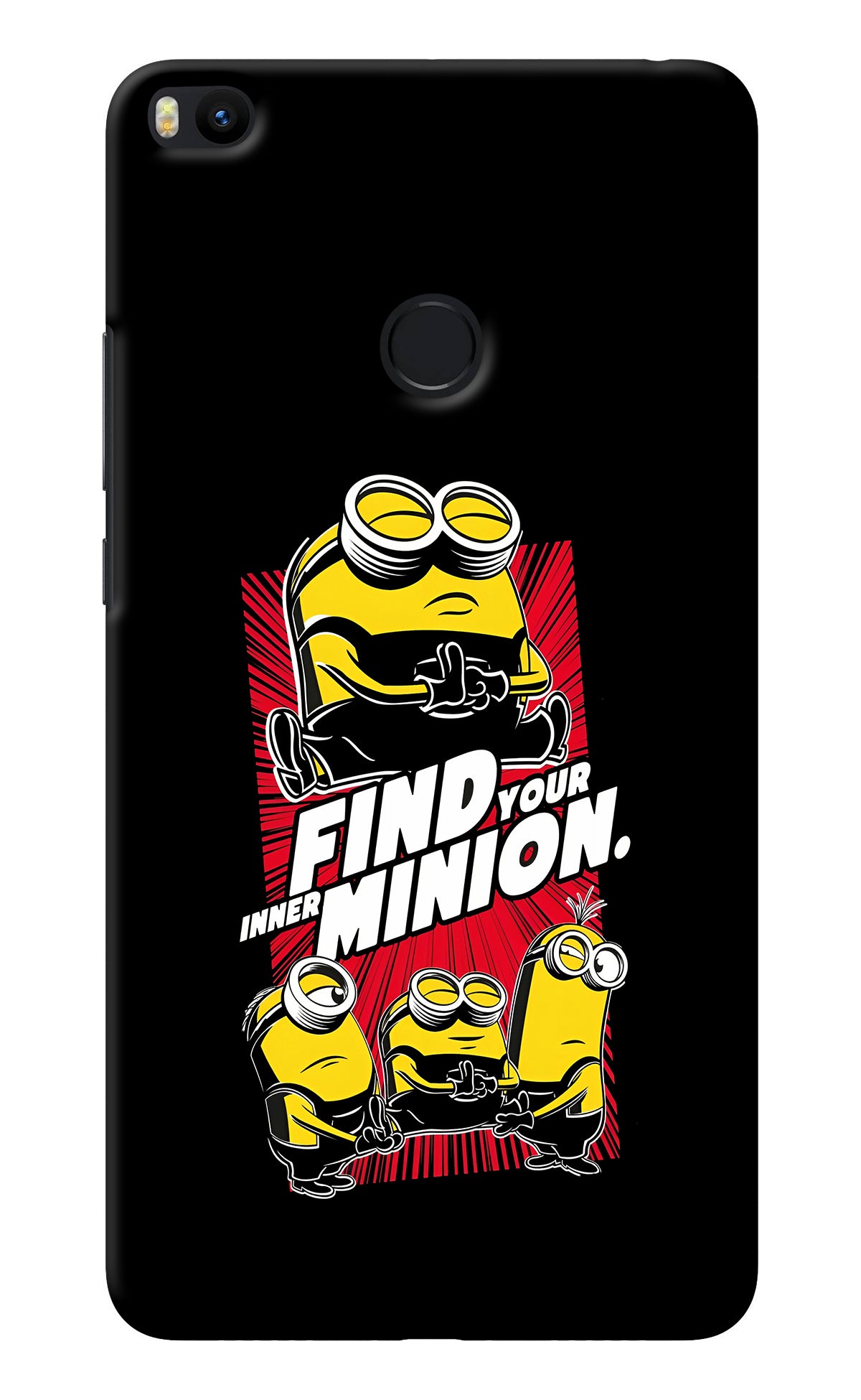 Find your inner Minion Mi Max 2 Back Cover