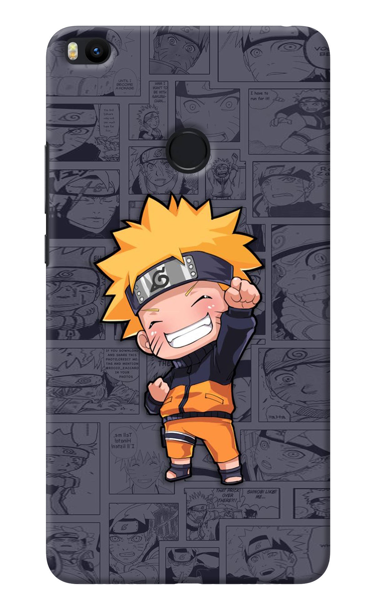 Chota Naruto Mi Max 2 Back Cover