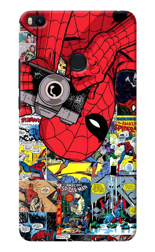 Spider Man Mi Max 2 Back Cover