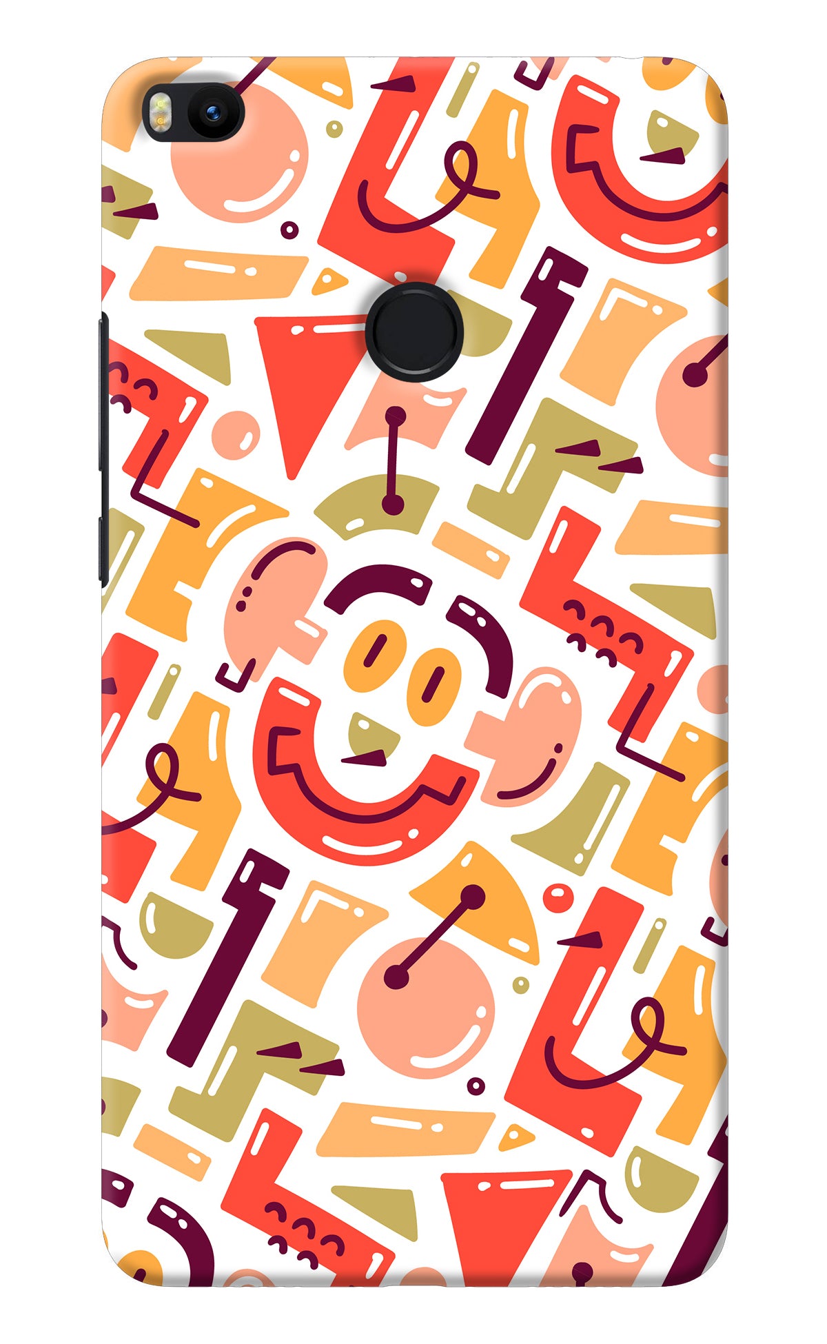 Doodle Pattern Mi Max 2 Back Cover