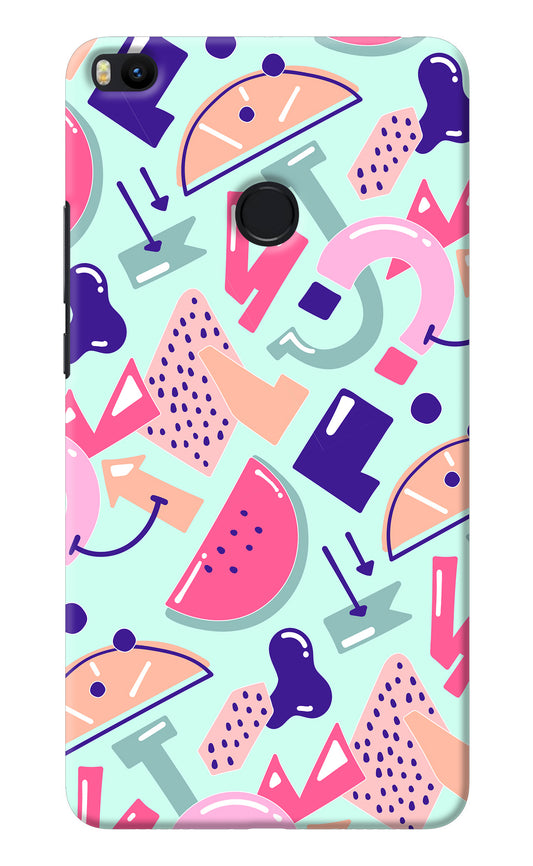 Doodle Pattern Mi Max 2 Back Cover