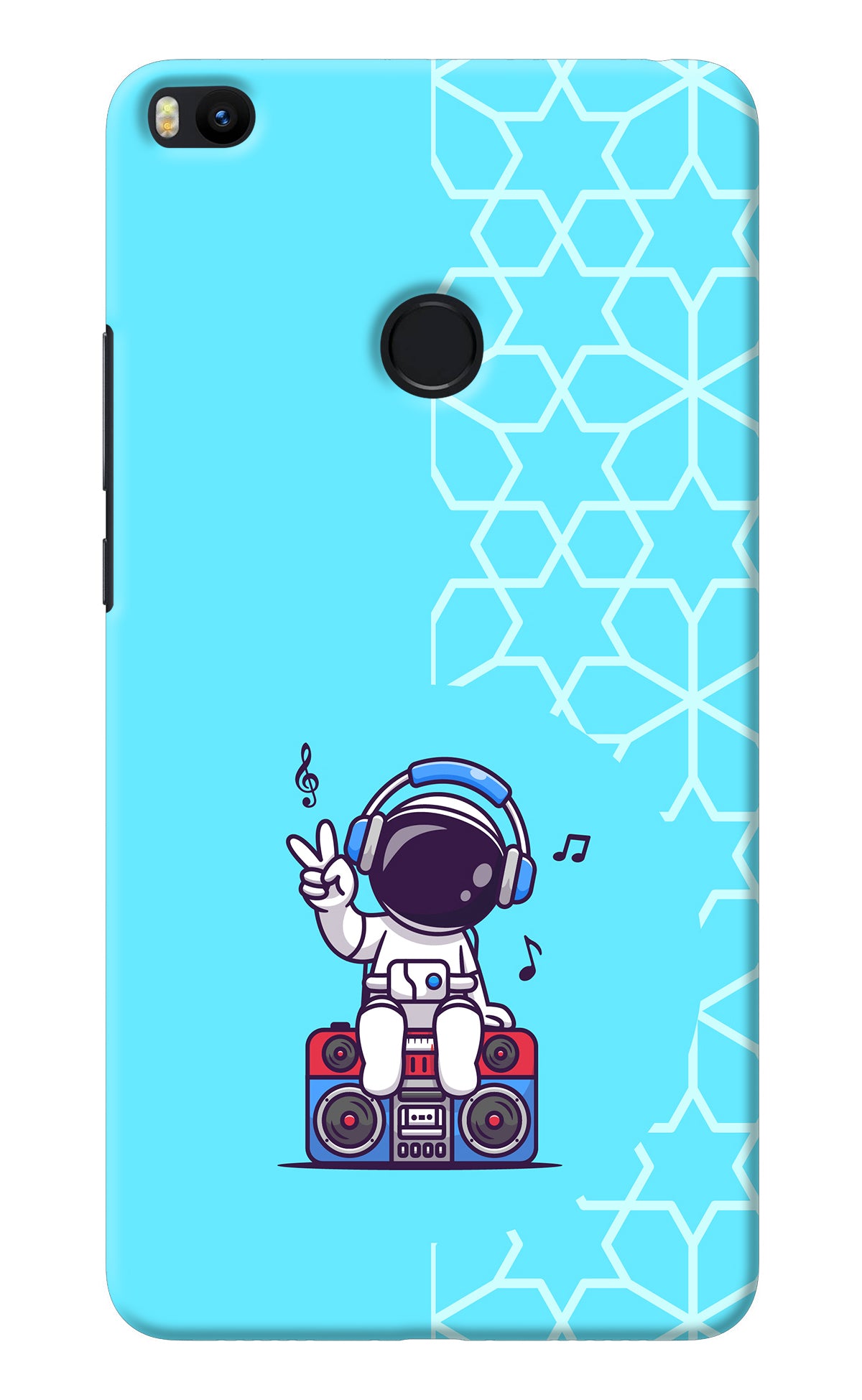 Cute Astronaut Chilling Mi Max 2 Back Cover