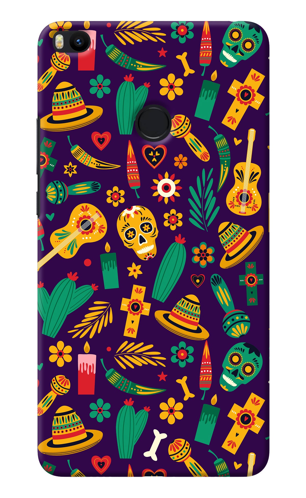 Mexican Artwork Mi Max 2 Back Cover