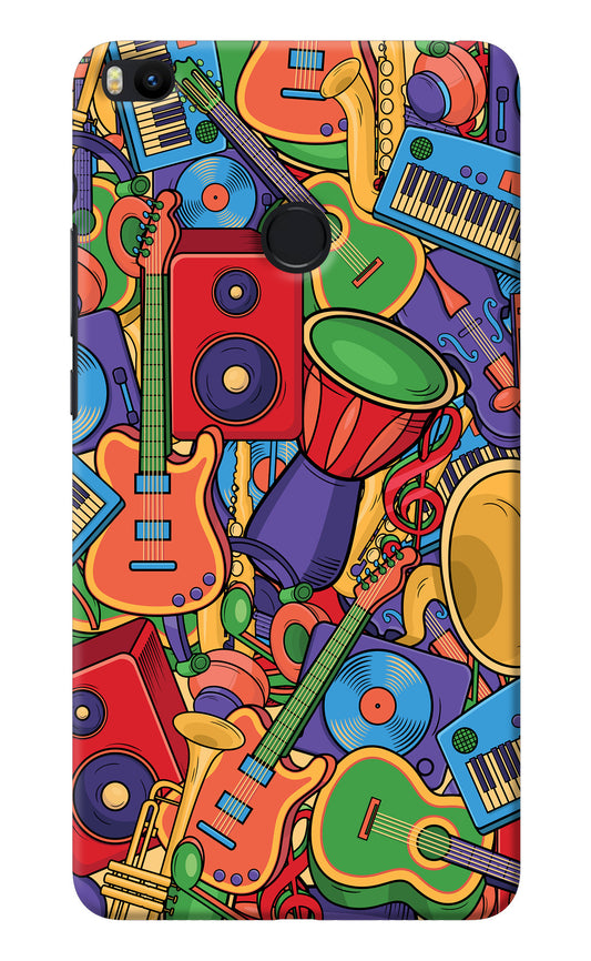 Music Instrument Doodle Mi Max 2 Back Cover