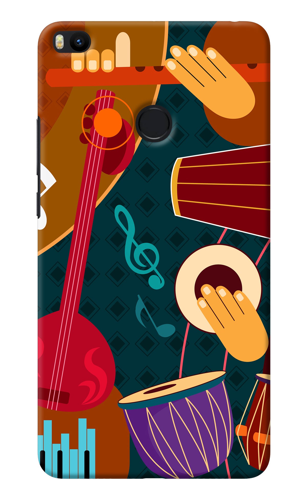 Music Instrument Mi Max 2 Back Cover