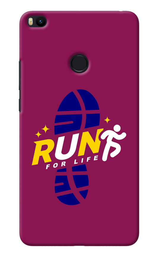 Run for Life Mi Max 2 Back Cover