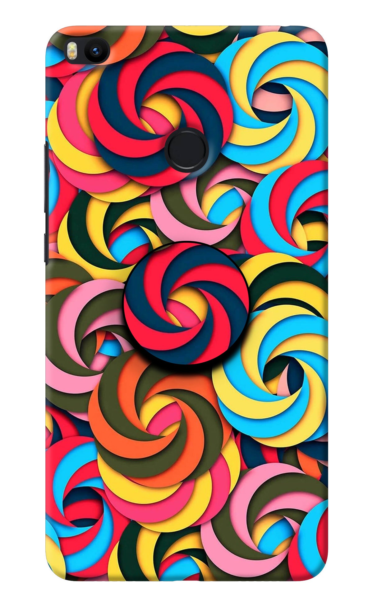 Spiral Pattern Mi Max 2 Pop Case