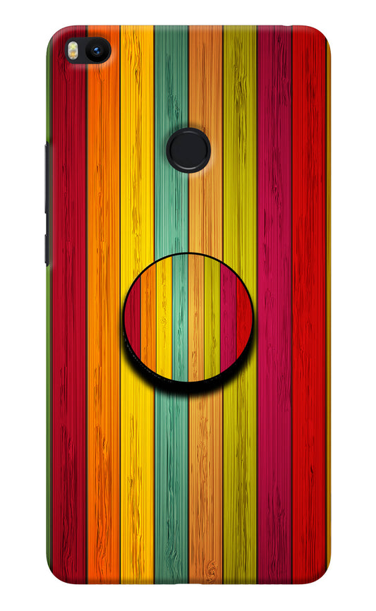 Multicolor Wooden Mi Max 2 Pop Case