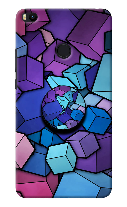 Cubic Abstract Mi Max 2 Pop Case