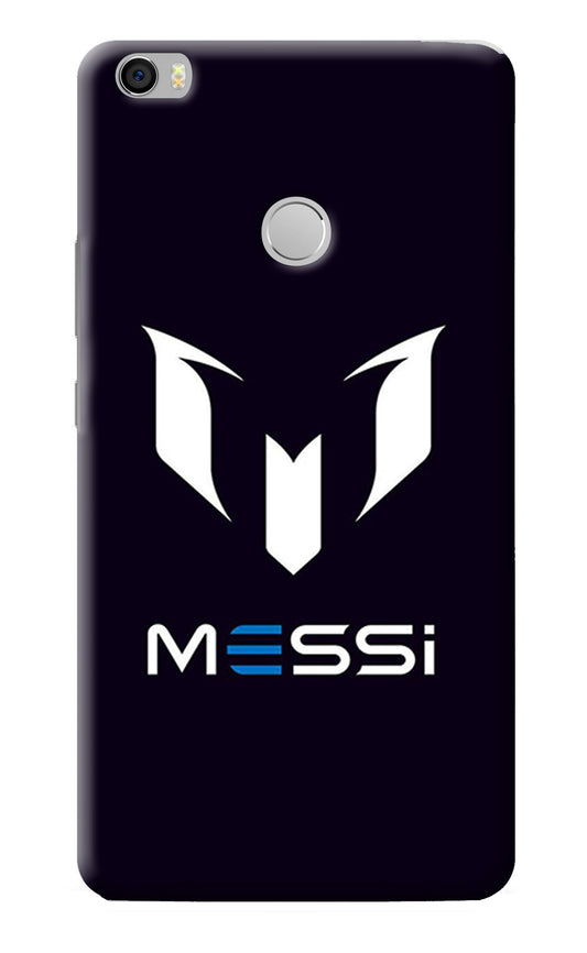 Messi Logo Mi Max Back Cover