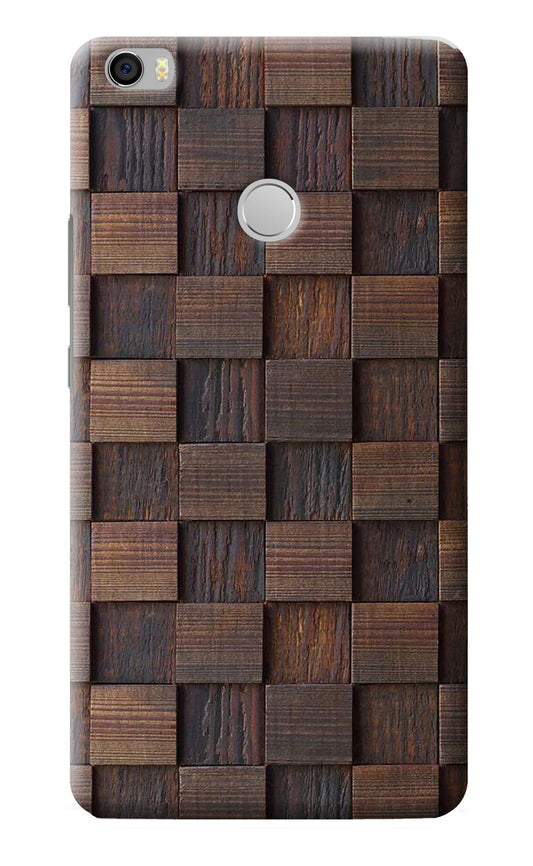 Wooden Cube Design Mi Max Back Cover