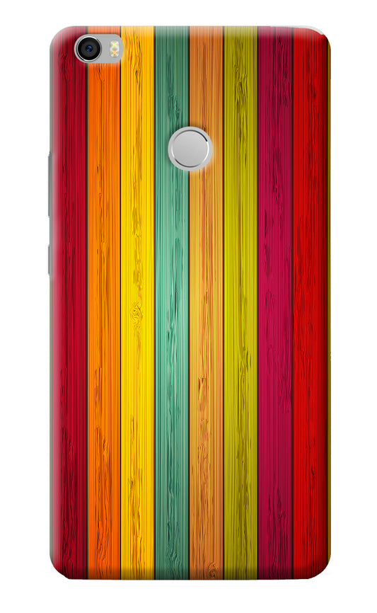 Multicolor Wooden Mi Max Back Cover