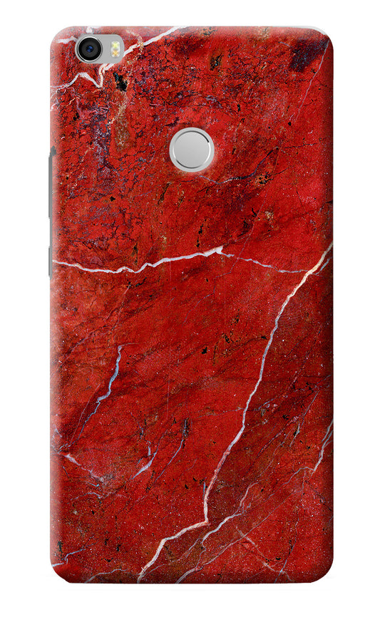 Red Marble Design Mi Max Back Cover