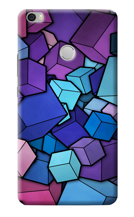 Cubic Abstract Mi Max Back Cover