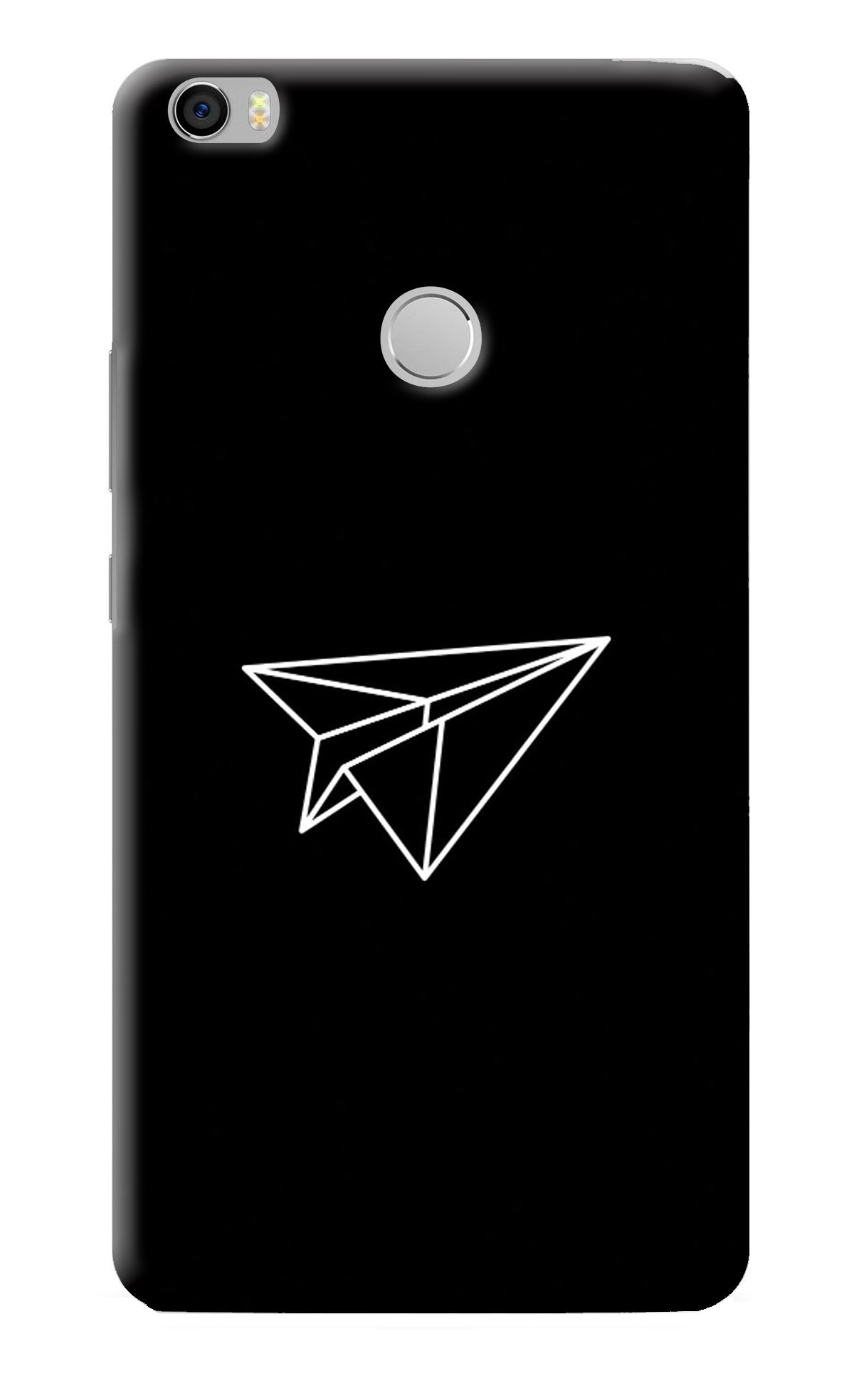 Paper Plane White Mi Max Back Cover