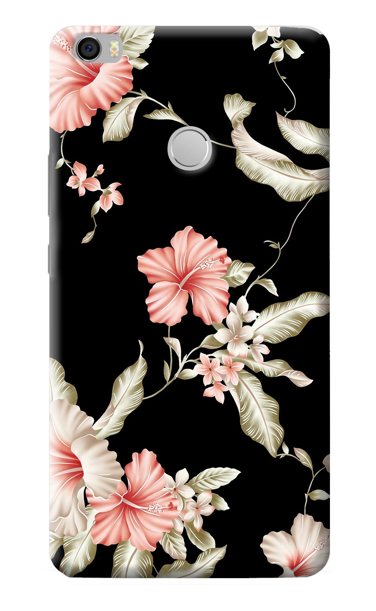 Flowers Mi Max Back Cover