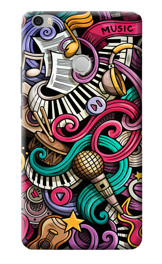 Music Abstract Mi Max Back Cover
