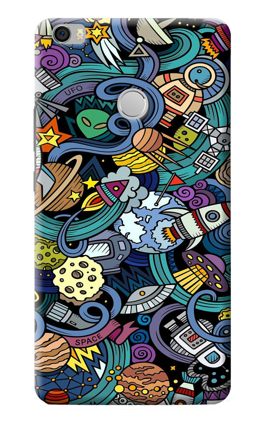 Space Abstract Mi Max Back Cover