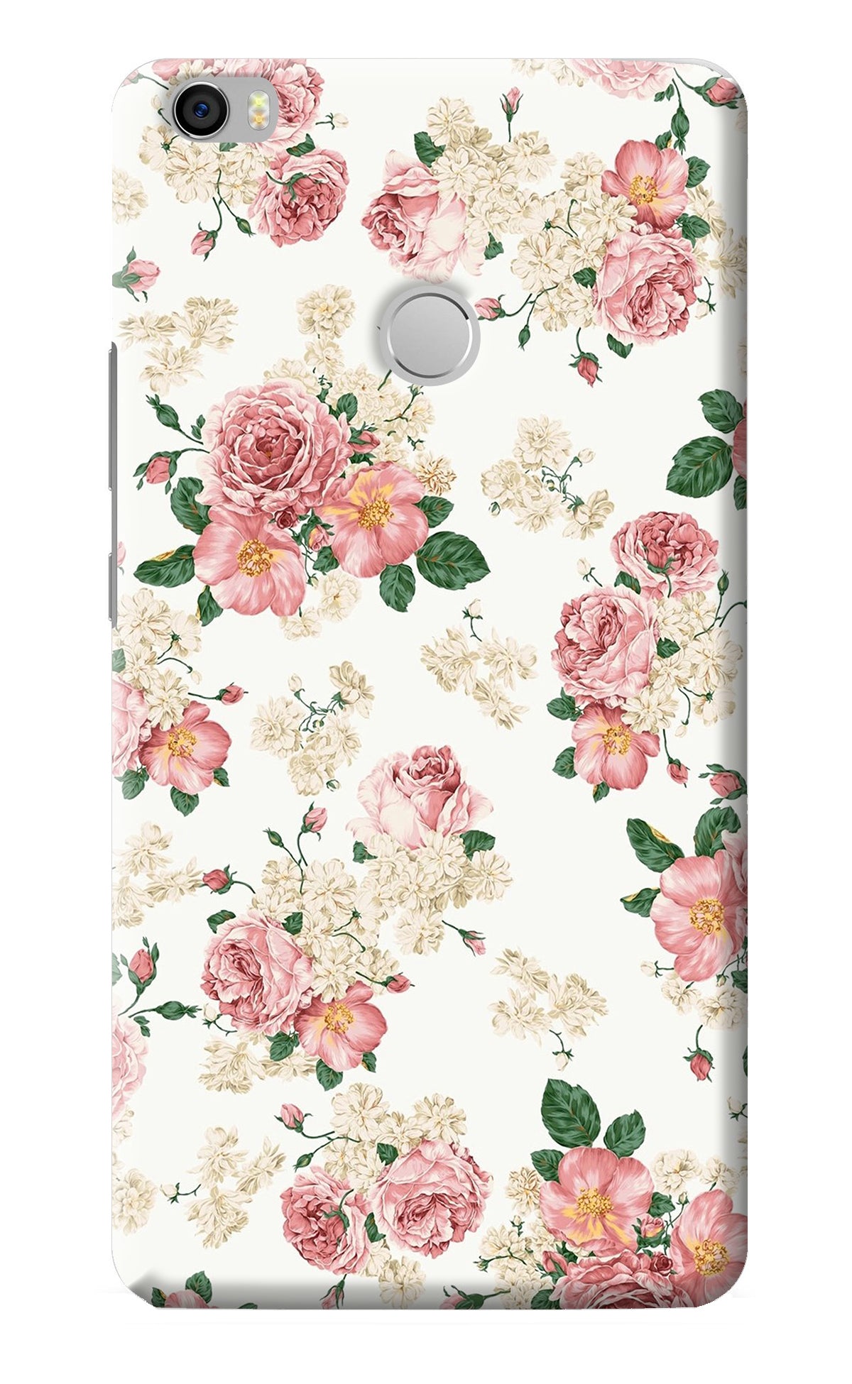 Flowers Mi Max Back Cover