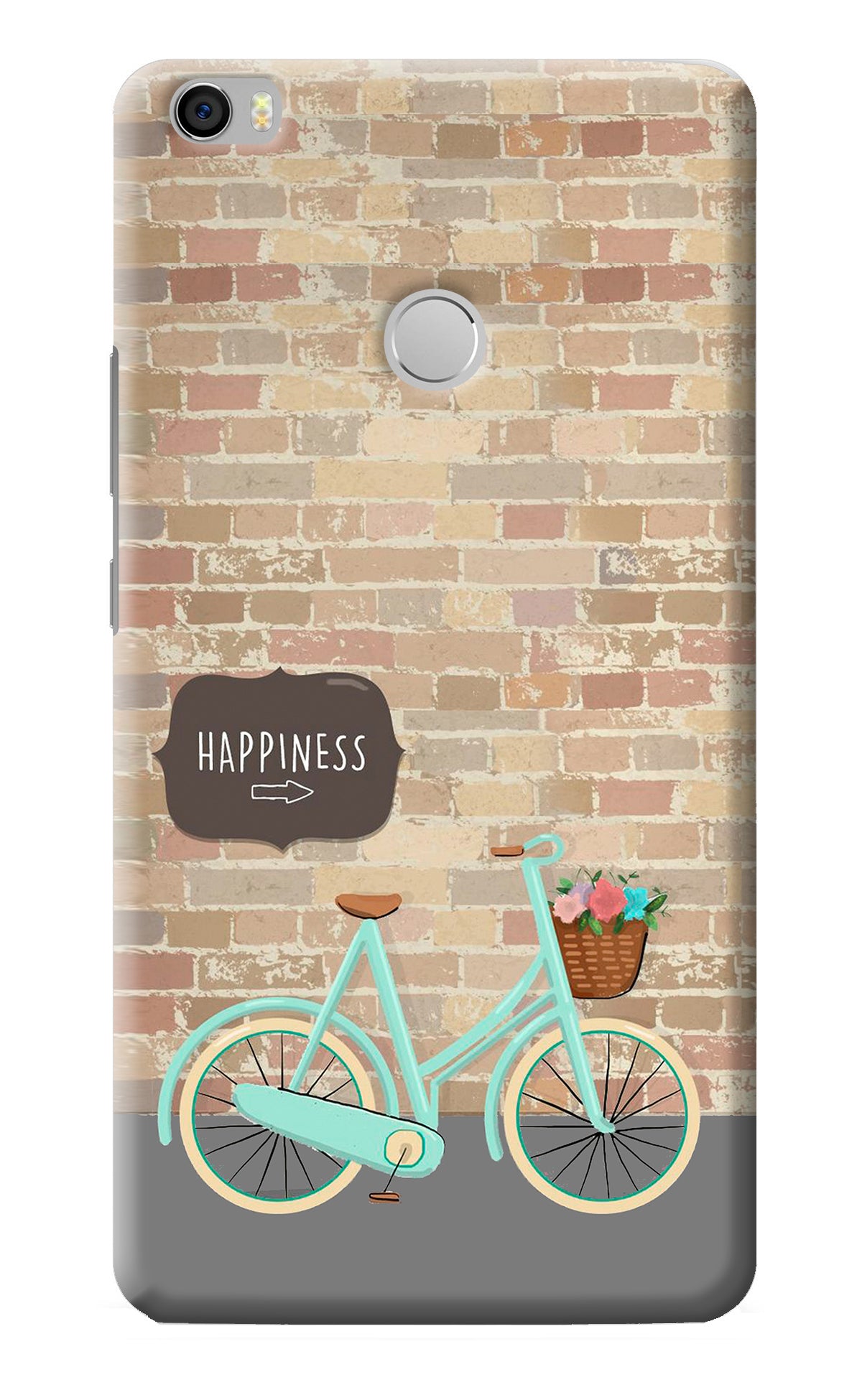 Happiness Artwork Mi Max Back Cover