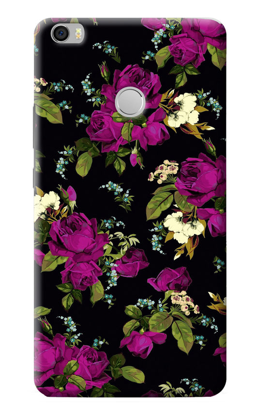 Flowers Mi Max Back Cover