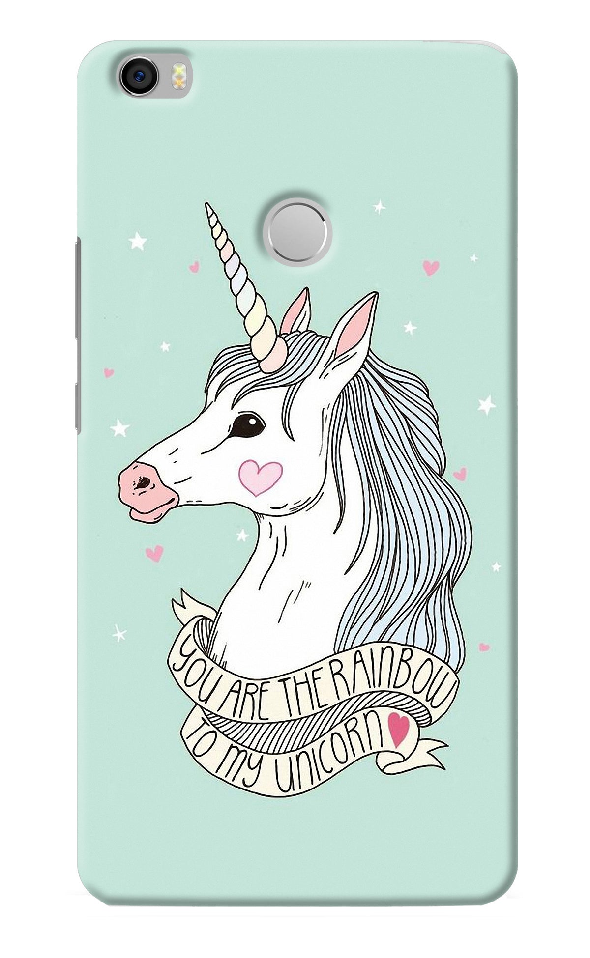 Unicorn Wallpaper Mi Max Back Cover