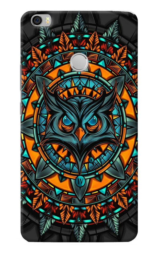 Angry Owl Art Mi Max Back Cover