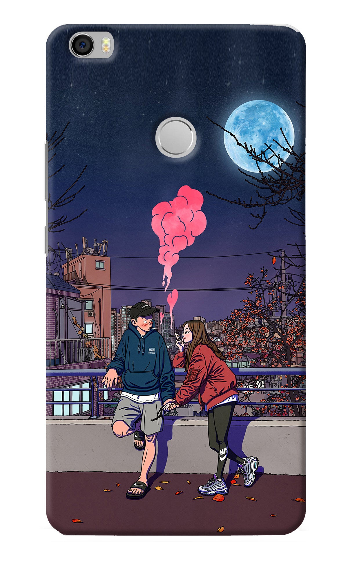 Chilling Couple Mi Max Back Cover