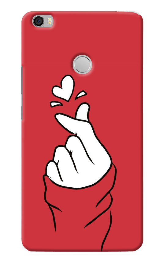 Korean Love Sign Mi Max Back Cover