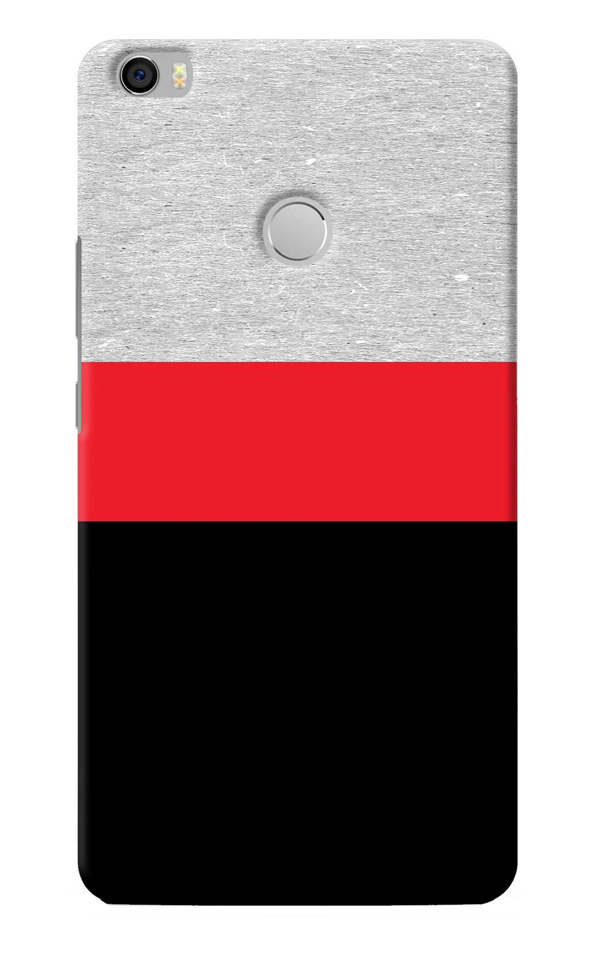 Tri Color Pattern Mi Max Back Cover