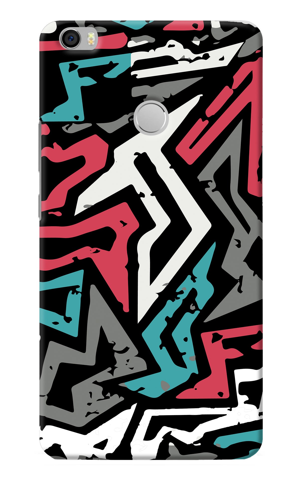 Geometric Graffiti Mi Max Back Cover