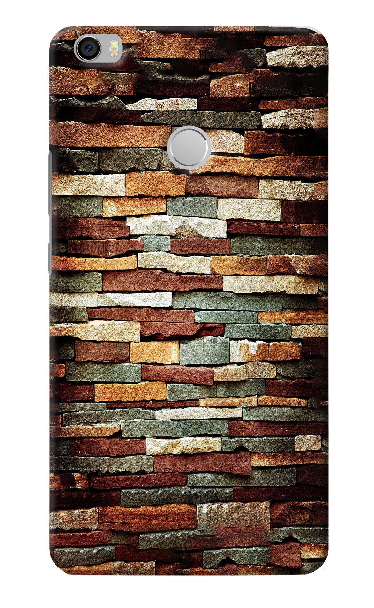 Bricks Pattern Mi Max Back Cover