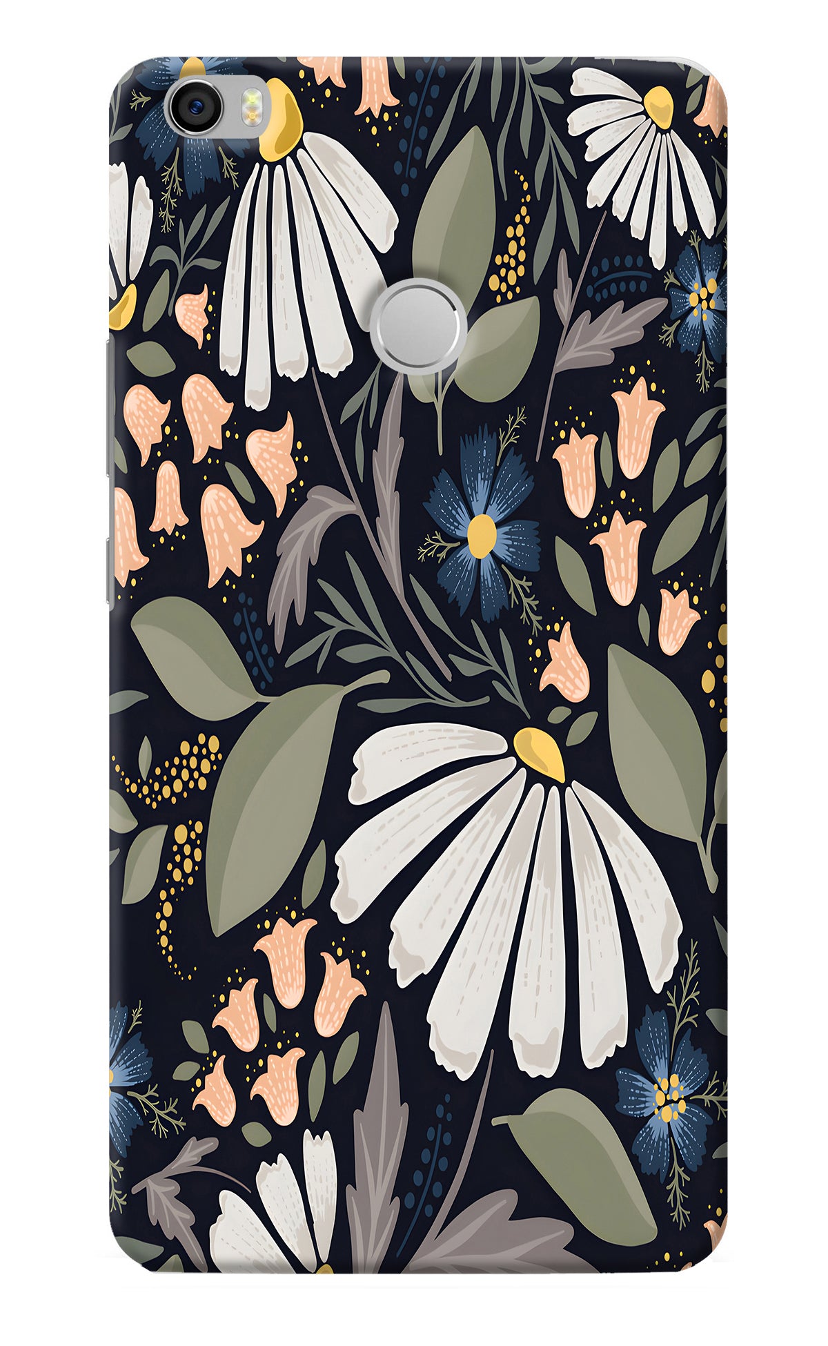 Flowers Art Mi Max Back Cover