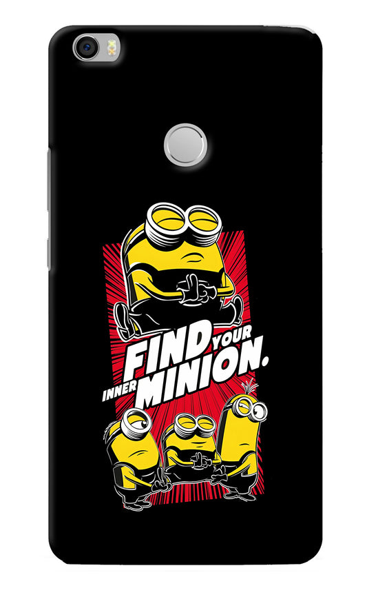 Find your inner Minion Mi Max Back Cover