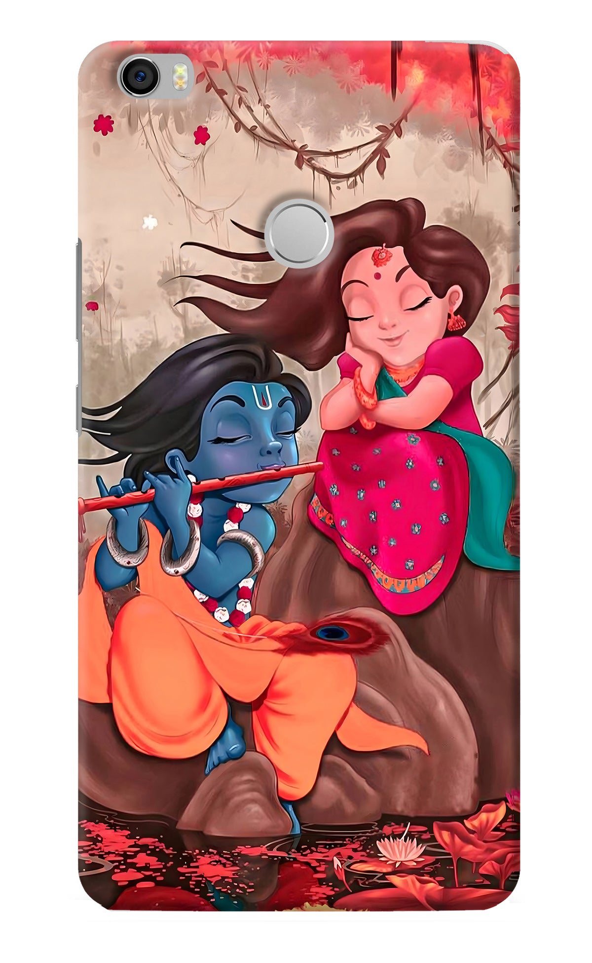 Radhe Krishna Mi Max Back Cover