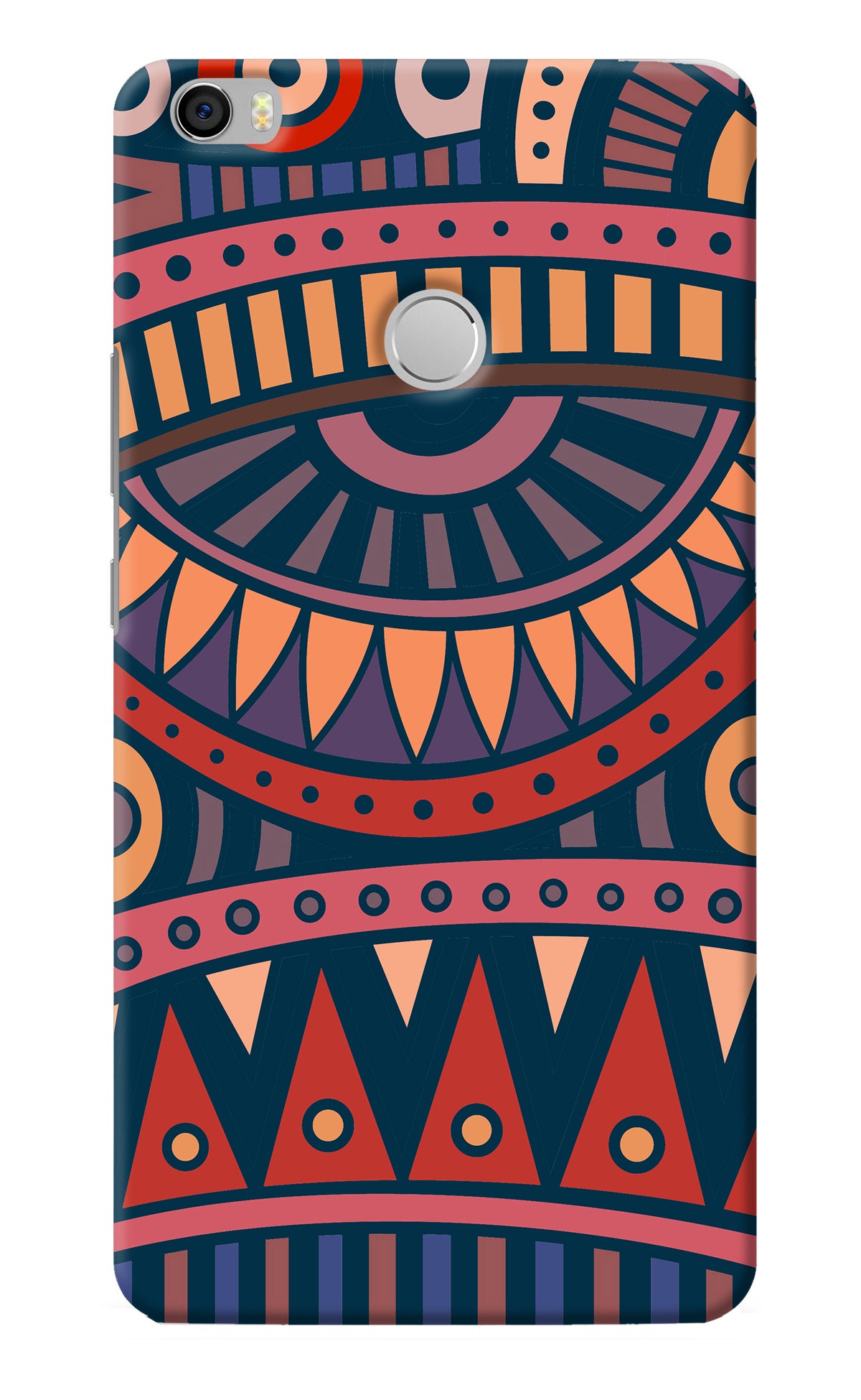 African Culture Design Mi Max Back Cover