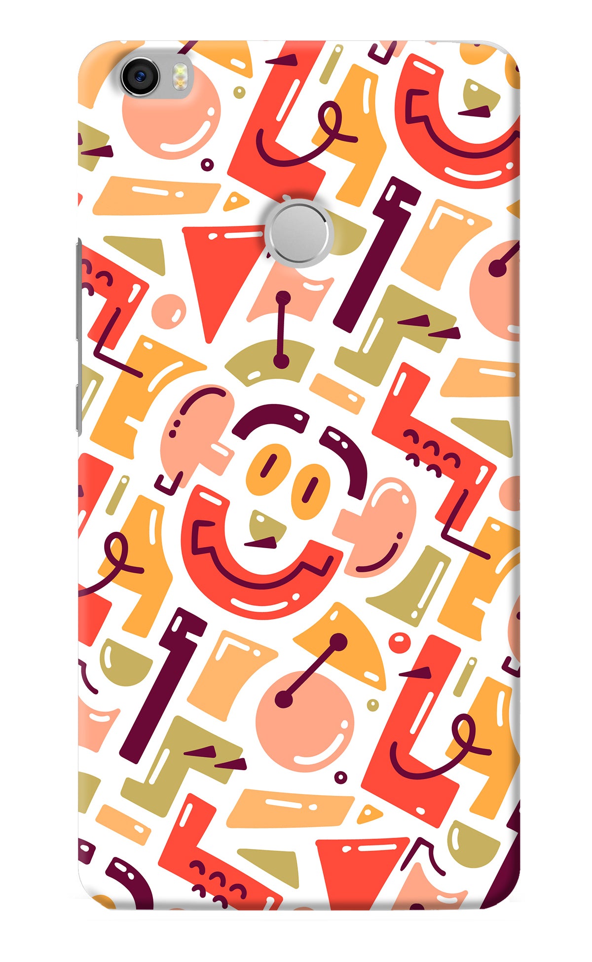 Doodle Pattern Mi Max Back Cover