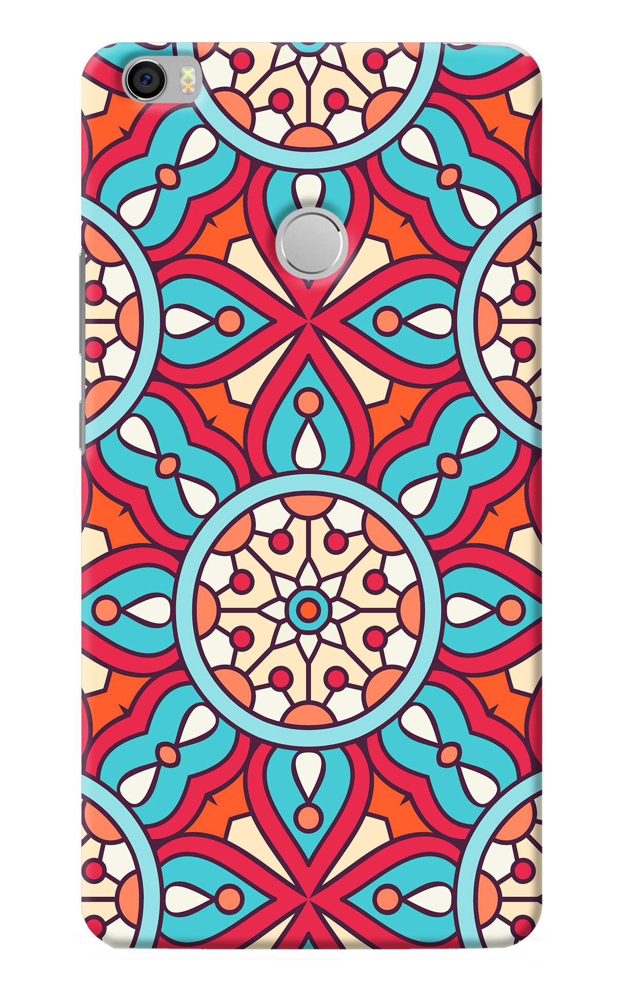 Mandala Geometric Mi Max Back Cover