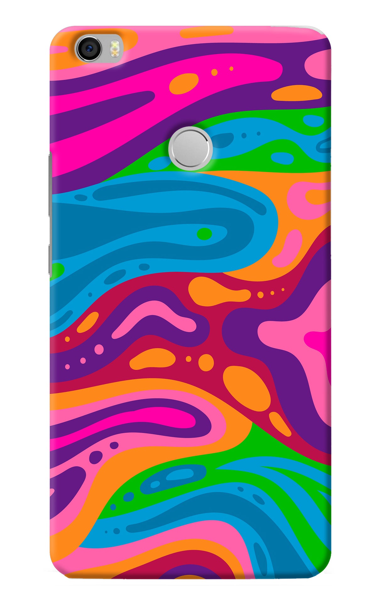 Trippy Pattern Mi Max Back Cover