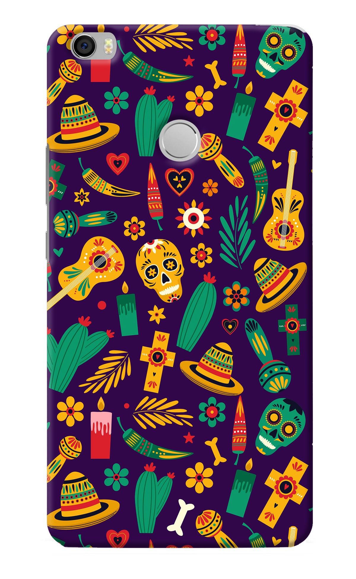 Mexican Artwork Mi Max Back Cover