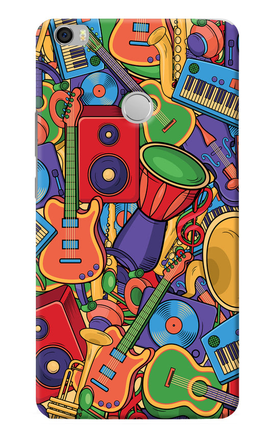 Music Instrument Doodle Mi Max Back Cover