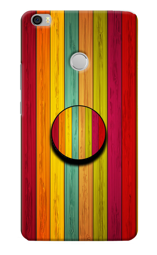 Multicolor Wooden Mi Max Pop Case