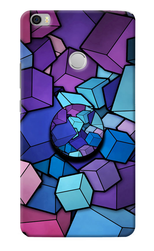 Cubic Abstract Mi Max Pop Case