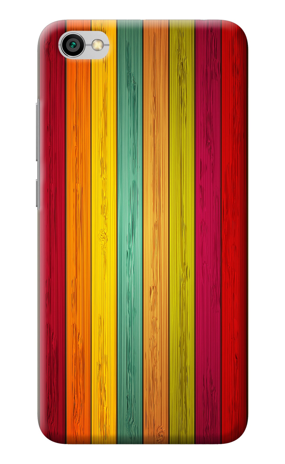 Multicolor Wooden Redmi Y1 Lite Back Cover