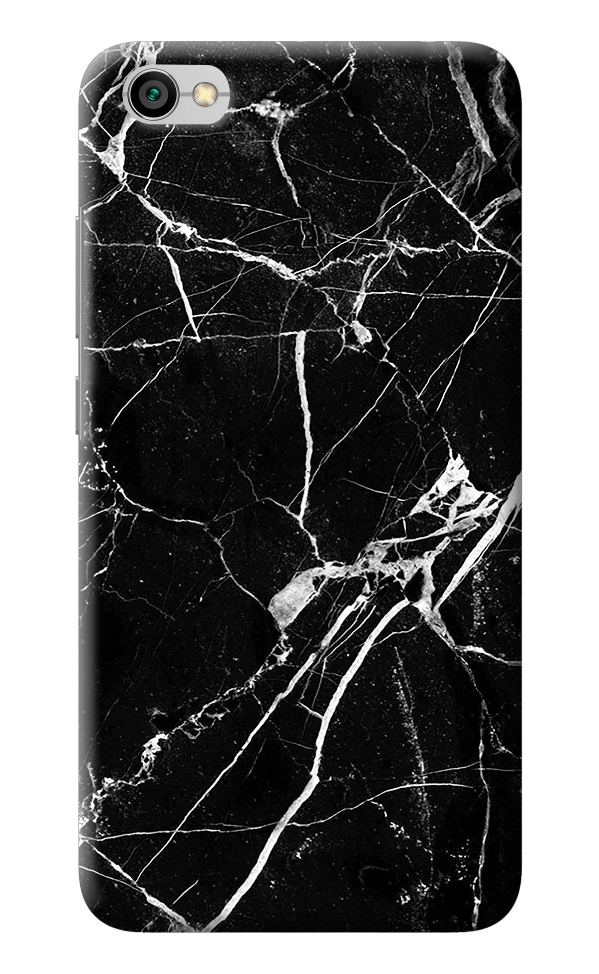 Black Marble Pattern Redmi Y1 Lite Back Cover